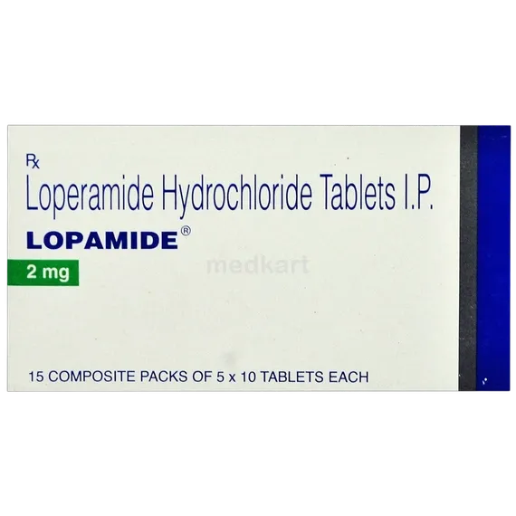 lopamide 2mg tablet 10's